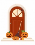 Halloween Door Jack-O-Lanterns