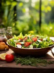 Healthy Salad On The Table