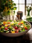 Healthy Salad On The Table