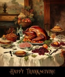 Thanksgiving Dinner Table Poster