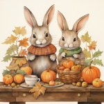 Autumn Rabbits
