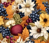 Autumn Harvest Seamless Pattern