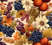 Autumn Harvest Seamless Pattern