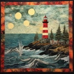 Lighthouse Quilt Illustration