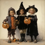 Vintage Halloween Children