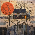 Quilted Homestead Illustration