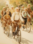 Vintage Early 1900 Biking