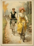 Vintage Early 1900 Biking