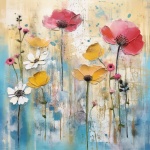 Watercolor Wildflower Art