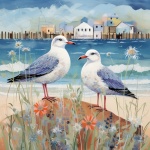 Seagull Calendar Art