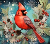 Christmas Red Cardinal