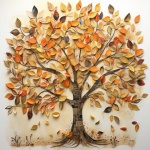 Autumn Leaves Digital Painting
