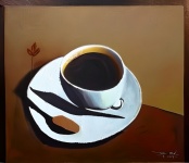 Minimalist Modern Coffee Tea Art