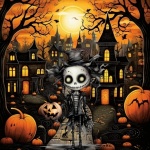 Halloween Horror Village Art
