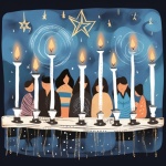 Hanukkah Celebration Family Art