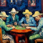 Men Playing Poker Art