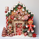 Gingerbread House Calendar Art