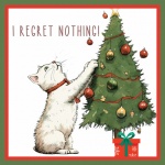 Naughty Cat With Christmas Tree