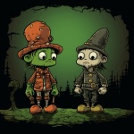 Cartoon Gnome Characters