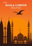 Kuala Lumpur Travel Poster