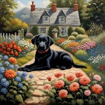 Labrador Cottage Garden Art