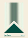 Lines Mid-century Bauhaus Poster