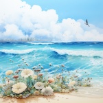 Ocean Seashore Art