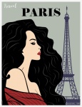 Paris, France Travel Poster