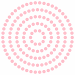 Pastel Pink Circles In Spiral