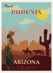 Phoenix Arizona Travel Poster