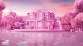 Pink Barbie House