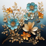 Porcelain Flower Background