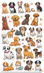 Puppies And Dogs Stickers