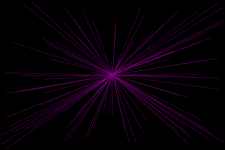 Purple Starburst Light Explosion