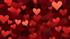 Red Hearts Background