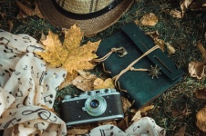 Retro Camera, Autumn, Vintage