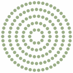 Sage Green Circle Spiral Background