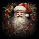 Santa Portrait Art