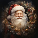 Santa Portrait Art