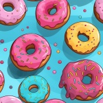Seamless Donuts Illustration