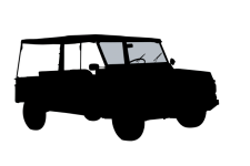 Silhouette Black, Car, Citroën Méhari