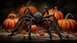 Spooky Halloween Spider