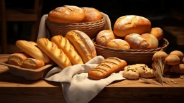 Various Fresh Bread