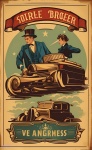 Vintage Advertising Poster Cars