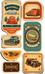 Vintage Cars Stickers