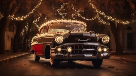 Vintage Christmas Car