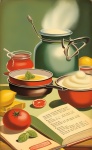 Vintage Cooking Recipe Book