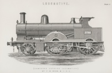 Vintage Locomotive Machine Technology