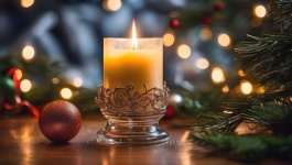 Christmas Candle Background