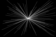 White Starburst Light Explosion